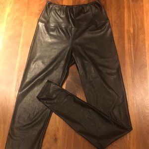 Aritzia vegan leather leggings
